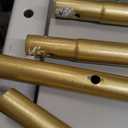 Clothes Rack - Clothing Rack with Storage Mesh Shelf & Casters, Heavy-Duty Metal Clothing Rack for Hanging Clothes, Dresses, Coats, Large Load Capacity, Easy Assembly, Gold, 28.0"x16.0"x59.0"