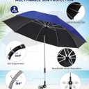Shinylin 4 Pcs Beach Chair Umbrellas with Clamp 360 Adjustable 42" Umbrellas for Chairs Upf 50+, Stroller, Fishing, Camping, Patio, Wheelchair, Golf Cart (Chair Not Included)