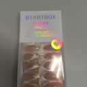 BTArtbox Press On Nails Almond  Knightshield, Cat Eye Press On Nails Medium Fake Nails with 3D Sculpting Metallic Design, Supremely Fit & Glossy Glue On Nails in 16 Sizes, 32 Stick On Nail Kit