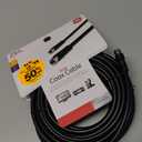 GE 33598 RG6 Video Coaxial Cable (25ft) (Black)