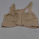 Alice Post Op Bra Compression Front Closure Adjustable Straps - Breast Reduction Augmentation Mastectomy Recovery (X-Large, Beige)