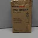 Bonsenkitchen Hand Blender, Immersion Blender with 2 Mixing Speed, Electric Handheld Mixer Portable Stick Mixer with Stainless Steel Blades for Soup, Smoothie, Puree, Baby Food