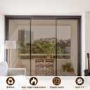 Window Privacy Film One Way Daytime Mirror Tint Treatments UV Heat Control Vinyl Stickers Sun Block Glass Paper Door Covering Reflective (Brown Silver, 41.3 Inch x 7.8 Feet)