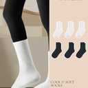 HAVE A TREE 3-6 Pack Womens Crew Lightweight Thin Casual Calf Socks Size 6-11
