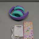 MIDOLA Active Noise Cancelling Kids Headphones Bluetooth 5.4 Wireless Volume Limited 85/94dB,Type C Fast Charging,Over Ear Foldable with Mic Aux Cord for Toddler Child Pad Tablet Purple