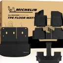 Michelin Vehicle Mats, Premier Series All-Weather TPE Custom Fit Liner for 2027 Kia Telluride Gas 7 & 8 Seats Floor Mats (5 Piece)