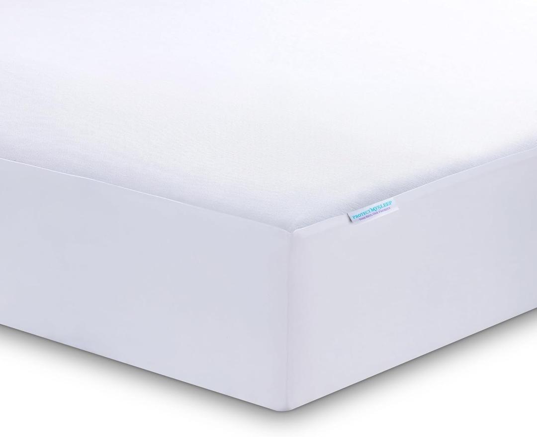 ProtectMySleep Tencel Mattress Protector Twin Size - 5-Sided, 100% Waterproof, Hypoallergenic, Soft, Natural Fiber Mattress Cover