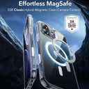 ESR for iPhone 17 Case, Camera Control Cover, Compatible with MagSafe, Shockproof Military-Grade Protection, Magnetic Phone Case for iPhone 17, Classic Hybrid Case, Clear