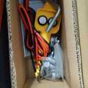 RUGCEL WINCH New 1100lb Folding Truck-Mounted Crane, with Electric Winch 3500 lb 12V, Painted Steel Pickup Truck Jib Cranes 360 Swivel Lift Electric Hoist