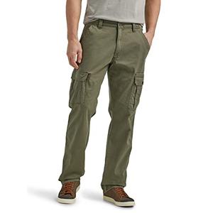 Relaxed Fit Stretch Cargo Pant, Olive, 33W x 30L