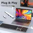 2 x USB C HUB Multiport Adapter, USB 3.0 Hub with PD Charging, USB C Data, USB3.0, 2*USB2.0 Ports, 5-in-1 USB C to USB 3.0 Hub for MacBook Pro, iPhone 15, Dell XPS, iPad Pro, etc