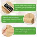 Bamboo Blinds, Easy to Install Bamboo Shades for Indoor Windows, Custom Sizes Roller Shades for Indoor Windows, Roll Up Blinds Indoor Outdoor Patio, 24"W x 40"H
