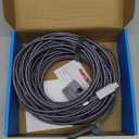 HDMI Cable 4K 60 ft with Signal Booster, High Speed HDMI Cord Braided | Ultra HD, 1080p, ARC, 3D, HDCP 2.2 | for Xbox, PS5, TV, Laptop, Monitor