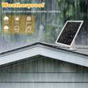 Solar Panel Charger for Ri ng doorbell Camera, Compatible with Ring Video Doorbell 3/3+/4, Battery Video Doorbell Plus, Not for Ring Video Doorbell 2, Waterproof, 6W Fast Charging (1Pack)