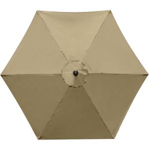 10 Feet Patio Umbrella Replacement Canopy for 6 Ribs, Market Umbrella Top, Yard Table Umbrella Top Cover,Universal Strong and Thick Umbrella Canopy,Canopy Only