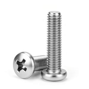 M5 x 20mm (30 Pack) Pan Head Machine Screws, Phillips Drive, 304 Stainless Steel, Fully Threaded,for Furniture Repairs and 3D Printer