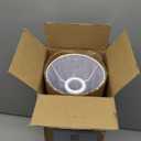 3 Way Dimmable Touch Control Table Lamp, Bedside Table Lamp with Dark Brown Base, Modern Nightstand Lamp with Beige Shade, Simple Night Light for Bedroom Living Room Home Office, 9W LED Bulb Included