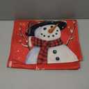 Artoid Mode Red Snowman Let It Snow Winter Table Runner, Seasonal Christmas Kitchen Dining Table Decoration for Home Party Indoor 13x120 Inch