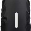 Waterproof Backpack Rain Cover with Reflective Safety Strip | Anti-Dust, Anti-Theft Rucksack Cover for Hiking, Camping, Cycling, Travel | 30-40L, Nylon, M Size