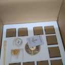 Gold Crystal Contemporary Chandelier Foyer Entryway Lighting, 14-Lights Luxury Chandeliers Fixtures for Staircase Grand Living Room Hallway Entry Dia 32.3 inch