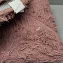 Blush Pink Fluffy Round Rug 4Ft for Bedroom, Fuzzy Furry Circle Area Rugs for Kids Room Decor Aesthetic, Shaggy Circular Carpet for Girls Nursery Dorm Baby Teen, Cute Neutral Dusty Rose Mauve Rug