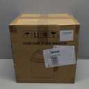 Typhur Fast Nugget Ice Maker Countertop with Self-Cleaning Pump, 35lbs/24H Crushed Pebble Ice Machine with Pellet Ice, 8 Packs Cleaner, Dual Ice Scoops for Home, Kitchen, Party, RV, Stainless Steel (Piano Black)