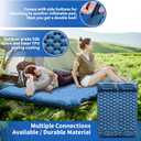 HiiPeak Sleeping Pad for Camping- Ultralight Inflatable Sleeping Mat with Built-in Foot Pump & Pillow, Upgraded Compact Camping Air Mattress for Tent, Backpacking, Hiking