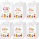 30 Pcs Kids Book Bags Hanging Storage Plastic Bags 13.8 x9.8 Inches Large Hook take Home Totes Back to School Gifts for Student Classroom Organizer