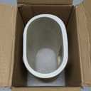 Natural Travertine Textures Tissue Box Holder Rectangle, Resin Facial Tissue Holder Cover, Decorative Bulk Tissue Paper Dispenser for Bathroom Kitchen Bedroom Living Room Office (Beige)