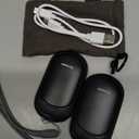 OCOOPA Magnetic Hand Warmers Rechargeable 2 Pack, UL Safety Heat 100-126F, 3-Settings, Pocket-Sized, Max. 8 Hrs Long Lasting,Great for Raynauds, Golf, Hunting, Camping, Gifts for Men Women, UT3 Lite (Black)