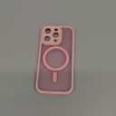 TOCOL Magnetic for iPhone 16 Pro Case, Upgraded Full Camera Protection, Compatible with Magsafe, Drop Protection, Translucent Matte Back Bumper for iPhone 16 Pro 6.3-Inch (Light Pink)