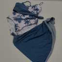 Girls Swimsuit One Piece Bathing Suit Tropical Floral with Adjustable Straps Girls'Swimwear with Cover Up 9-16T