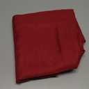 maxmill Rectangle Linen Textured Tablecloth Waterproof Spillproof Wrinkle Free Table Cloth, Kitchen Dining Christmas Tabletop Decoration Washable Fabric Table Cover Holiday Dinner, 52 x 84 Inch, Red