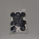 fengxiaomin 12pcs 28mm Growler Cap Phenolic resin cover Black Polyethylene sealed screw cap Suitable for household chemicals, cosmetic bottles, food and industrial applications (12 pcs)