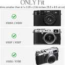 Camera Case for Fujifilm X100VI / X100V Digital Camera, Case for Fuji X100VI/ X100V/ X100F/ X100T/ X100S/ X100 with Pocket for Cable SD card (Case Only) (Black)