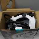 Pressurized Handheld Multi-Surface Natural Steam Cleaner with 12 pcs Accessories, Multi-Purpose Steamer for Home Use, Steamer for Cleaning Floor, Upholstery, Grout and Car (Grey) (Grey)