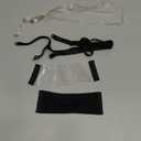 Woman's Bra, US/UK/CA 38C, EU 85C, with Transparent, Black Strings and Clips( Black )