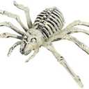Needzo Halloween Skeleton Spider Decoration, Creepy Haunted House Prop, Party Tabletop Decor, 10 Inches, Set Of 4