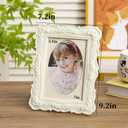 5x7 1PCS Vintage Picture Frame Plastics Handmade Photo Frame Glass Panel European style Suitable for tabletop