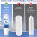 11034152 Water Filter Replacement Fit Bosch Thermador Ultra-Clarity 644845 REPLFLTR10 BORPLFTR10 9000-077104 9000194412 B26FT70SNS B22CS80SNS, Thermador 11028820 00740560, 2 Packs SETFEEL