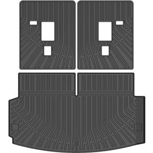 Durango Cargo Liner - Trunk Mat for Dodge Durango 6 & 7 Seats 2016-2025 2026, All Weather Cargo Mat for Durango Accessories, Heavy Duty Car Mats, Car Accessories