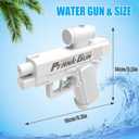 2 x Prank Water Gun 2025 Prank Two-Way Water Gun Reverse Prank Surprise Water Guns - Shoots Back at User Hilarious Novelty Toy for Party (Blue)