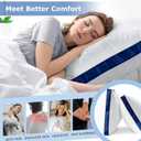 Pillows Standard Size Set of 2, Cooling Bed Pillow Hotel Quality Pillows 2 Pack for Back, Stomach or Side Sleeper, Fluffy Pillow with Down Alternative for Bed Sleeping, Machine Washable
