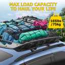 AUXMART Roof Rack Cross Bar fits for Buick Enclave 2018-2026 with Side Rails(NOT FIT MODELS WITH FRONT POWER SUNROOF) 165lbs Adjustable Aluminum Crossbars Compatible with Roof Boxes Bags Kayak Bicycle