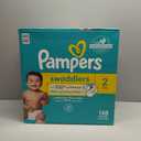 Pampers Baby Diapers - Swaddlers - Size 2, 148 Count, Ultra Absorbent Disposable Infant Diaper
