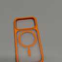 TORRAS Magnetic Shockproof for iPhone 17 Pro Case, Compatible with MagSafe, Military-Grade Drop Protection, Camera Control, DIY Button, Slim Translucent Phone Case for iPhone 17 Pro, Orange