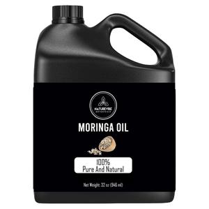 Naturevibe Botanicals Moringa Oil 32 Ounces | 100% Pure and Natural | Great for Skin Care and Hair Care (32 Fl Oz (Pack of 1))