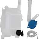 maXpeedingrods Windshield Fluid Reservoir for Nissan Rogue 2014-2016, Windshield Washer Tank with Cap & Washer Pump, Replace# 28910-4BA5A