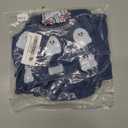 Newborn Baby Girl Halloween Outfit Pumpkin/Ghost Print Sleeveless Denim Romper Ruffled Overalls Cute Fall Clothes (3-6 Months)