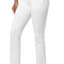Willit Yoga Dress Pants Women Business Causal Work Pants for Women with Pockets High Waisted Slack Trousers, Size S